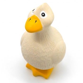 ZABAWKA GUMOWA PISZCZAŁKA PSA GRYZAK KACZKA 13CM