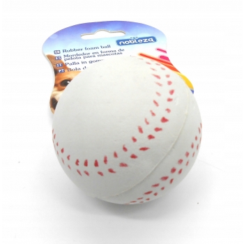 ZABAWKA PIŁKA PIANKOWA DLA PSA KOTA BASEBALL 5 CM