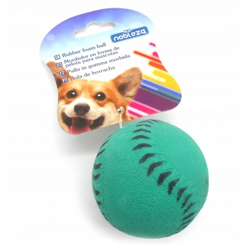 ZABAWKA PIŁKA PIANKOWA DLA PSA KOTA BASEBALL 6CM