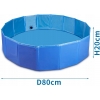 BASEN DLA PSA PSÓW 80x20cm SKŁADANY 100L OGRODOWY