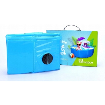 BASEN DLA PSA PSÓW 80x20cm SKŁADANY 100L OGRODOWY