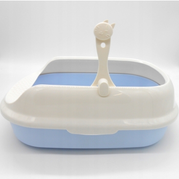 KUWETA NA ŻWIREK TOALETA DLA KOTA 55x39 L +ŁOPATKA
