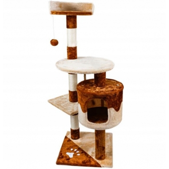 XL DRZEWKO DRAPAK LEGOWISKO BUDKA DLA KOTA 111cm