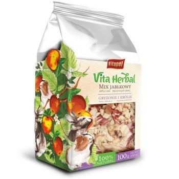 PRZYSMAK MIX JABŁKOWY DLA GRYZONI I KRÓLIKÓW 150G