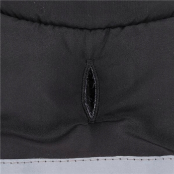 KURTKA ODBLASKOWA NA RZEPY NIEBIESKA GROSZKI 5XL