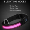 OBROŻA ŚWIECĄCA LED ŁADOWANA USB DLA PSA 41-51CM