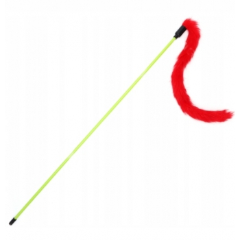 ZABAWKA WĘDKA DLA KOTA WABIK PIÓRKO PIÓRO KIJ 48CM
