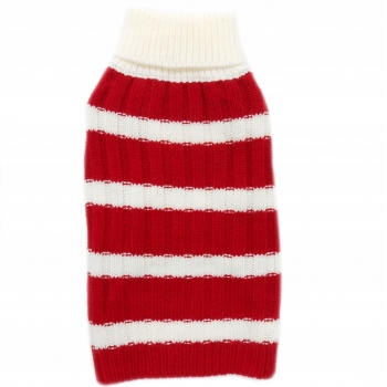 CIEPŁY SWETEREK UBRANKO UBRANIE PSA L 35CM PASKI