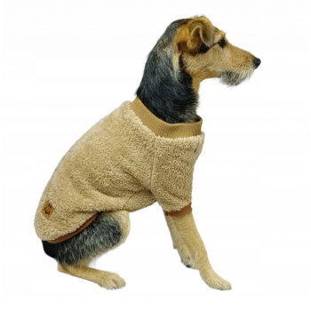 CIEPŁE UBRANIE SWETER MIĘKKI POLAR DLA PSA XL 40CM