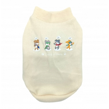 UBRANKO CIEPŁA MIĘKKA BLUZA W PRĄŻKI PSA L 35CM