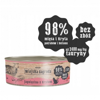 KARMA MOKRA dla kota JAGNIĘCINA KRYL PUSZKA 85G