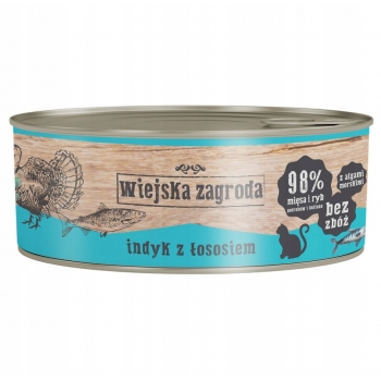 KARMA MOKRA dla kota INDYK Z ŁOSOSIEM PUSZKA 85G