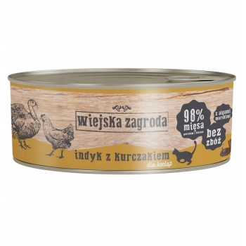 KARMA MOKRA dla kociąt INDYK Z KURCZAKIEM 85G