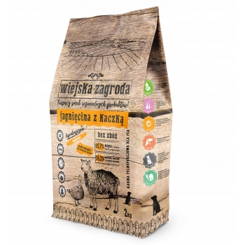 KARMA SUCHA WIEJSKA ZAGRODA JAGNIĘCINA KACZKA 2KG