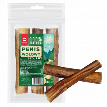 PENIS WOŁOWY GRYZAK NATURALNY dla PSA PSÓW 3SZT
