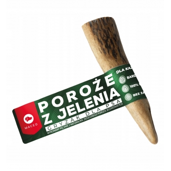 POROŻE JELENIA GRYZAK NATURALNY dla PSA PSÓW ROZ.S
