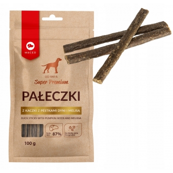 PRZYSMAK PSA PAŁECZKI Z KACZKI PESTKI DYNI MELISA
