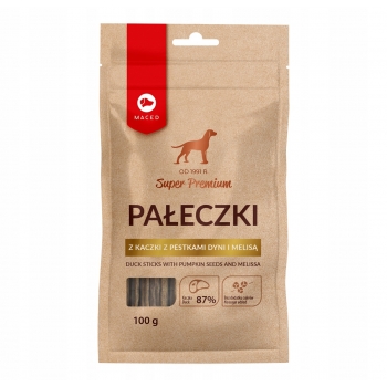PRZYSMAK PSA PAŁECZKI Z KACZKI PESTKI DYNI MELISA