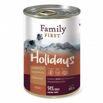 KARMA MOKRA FAMILY FIRST jagnięcina wołowina 400g