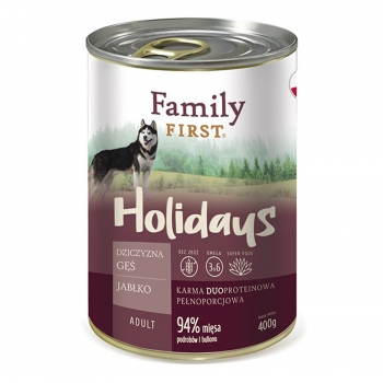KARMA MOKRA FAMILY FIRST dziczyzna gęś jabłko 400g