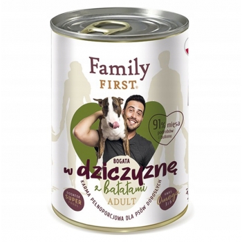 KARMA MOKRA FAMILY FIRST bogata w dziczyznę 400g