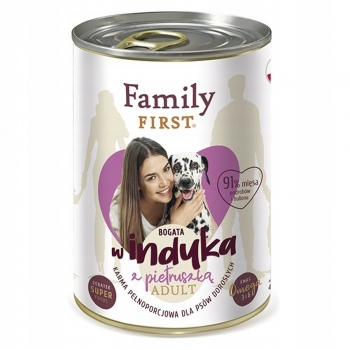 KARMA MOKRA FAMILY FIRST bogata w indyka 400g