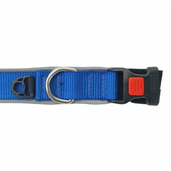 OBROŻA dla PSA REGULOWANA TAŚMOWA ODBLASK 40-47CM