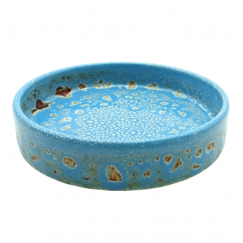 MISKA CERAMICZNA TALERZYK NIEBIESKI DLA KOTA 250ML