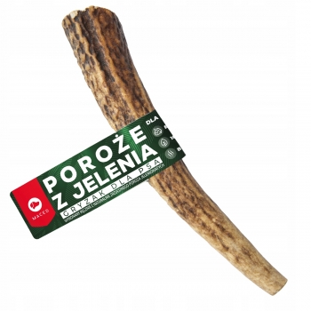 POROŻE JELENIA GRYZAK NATURALNY dla PSA PSÓW ROZ.M