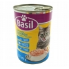 KARMA MOKRA PUSZKA KOTA Z ŁOSOSIEM BASIL 10 x 415g