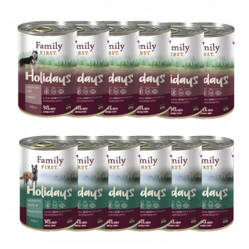 KARMA MOKRA FAMILY FIRST DZICZYZNA JAGNIĘ 12 x400g