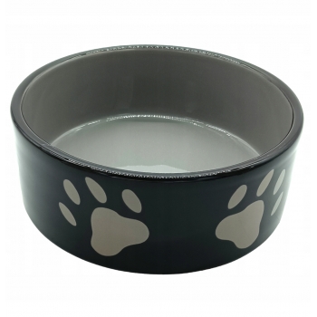 MISKA CERAMICZNA W ŁAPKI DLA PSA KOTA 0,3l 12CM
