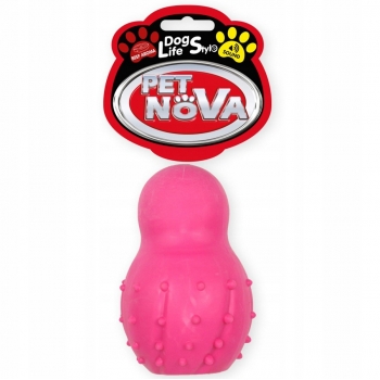 ZABAWKA GUMOWA GRYZAK PSA PIŁKA Z DZWONKIEM 9,5 CM