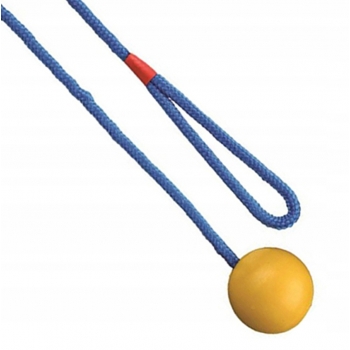 ZABAWKA GRYZAK PIŁKA KAUCZUKOWA NA SZNURKU 5/100CM