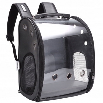 PRZEŹROCZYSTY PLECAK TRANSPORTER DLA PSA KOTA 37CM