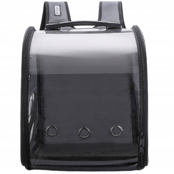 PRZEŹROCZYSTY PLECAK TRANSPORTER DLA PSA KOTA 37CM