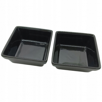 CERAMICZNE MISKI PSA NA DREWNIANYM STOJAKU 2x0,4L