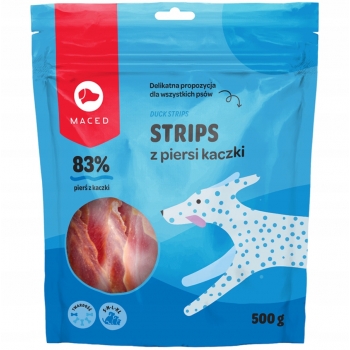 STRIPS PRZYSMAK PSA FILETY Z PIERSI Z KACZKI 500G