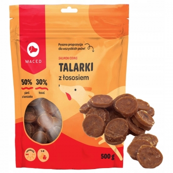PRZYSMAK SMAKOŁYK DLA PSA TALARKI Z ŁOSOSIEM 500G