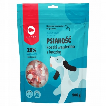PRZYSMAK SMAKOŁYK PSA KOSTKI WAPIENNE KACZKĄ 500G