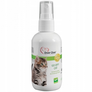 SPRAY PREPARAT ODSTRASZAJĄCY KOTY GO OFF CAT 125ML OVERZOO