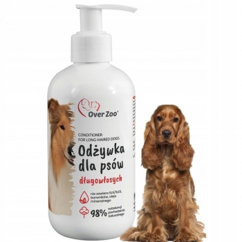 ODŻYWKA DLA PSÓW O DŁUGIEJ SIERŚCI 240ML OVERZOO