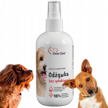 ODŻYWKA W SPRAYU DLA PSÓW BEZ SPŁUKIWANIA 240ML OVERZOO