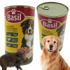 KARMA MOKRA PUSZKA DLA PSA PSÓW Z DZICZYZNĄ BASIL 1250G