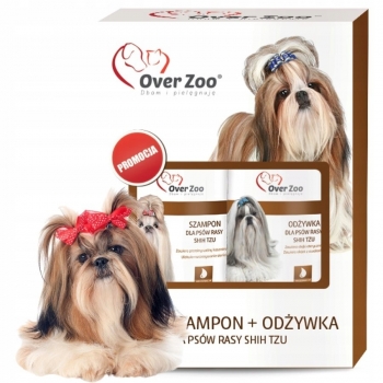 ZESTAW DWUPAK SZAMPON + ODŻYWKA DLA PSÓW RASY SHIH TZU 490ML