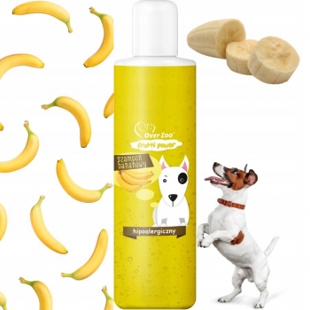 SZAMPON BANANOW DLA PSÓW Z WRAŻLIWĄ SKÓRĄ 200ML