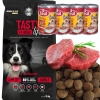 SUCHA KARMA DLA PSA TASTY DOGS LIFE WOŁOWINA 15KG + 4 x PUSZKA 415G