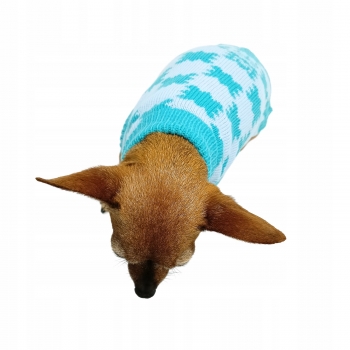 SWETEREK CIEPŁE UBRANKO DLA MAŁEGO PSA SZCZENIAKA YORKA PINCZERA S CIASTKA