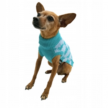 SWETEREK CIEPŁE UBRANKO DLA MAŁEGO PSA SZCZENIAKA YORKA PINCZERA S CIASTKA