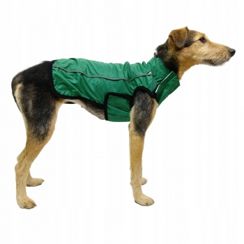 PŁASZCZ ZE STÓJKĄ UBRANKO KURTKA PRZECIWDESZCZOWA DLA MAŁEGO PSA KOTA M